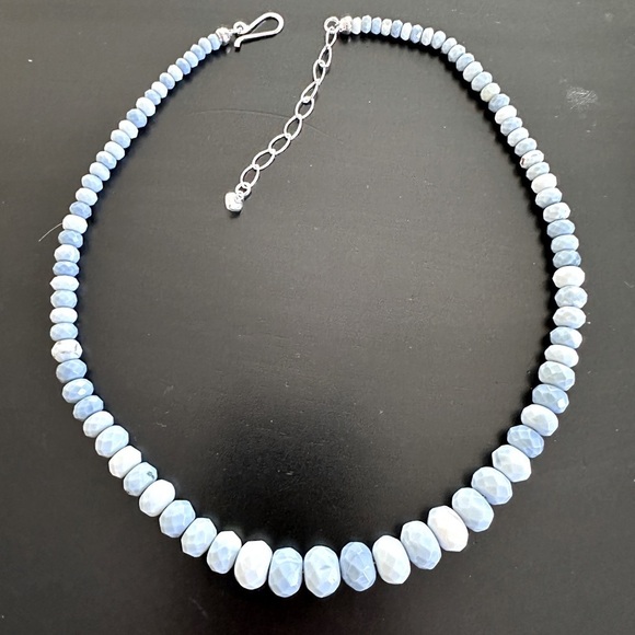 Blue Opal beaded Necklace by Jay King - Picture 5 of 10